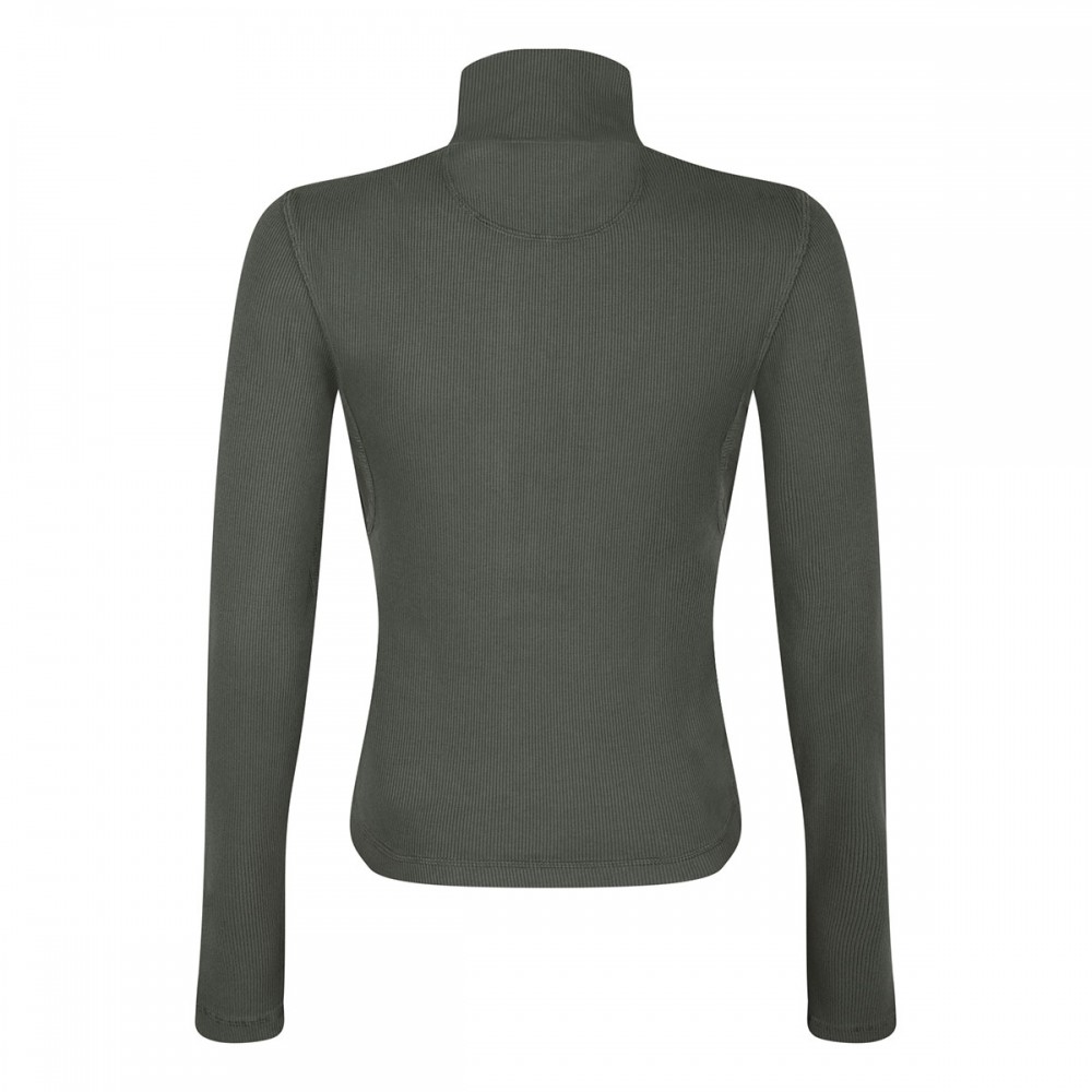 Rib cotton jersey top