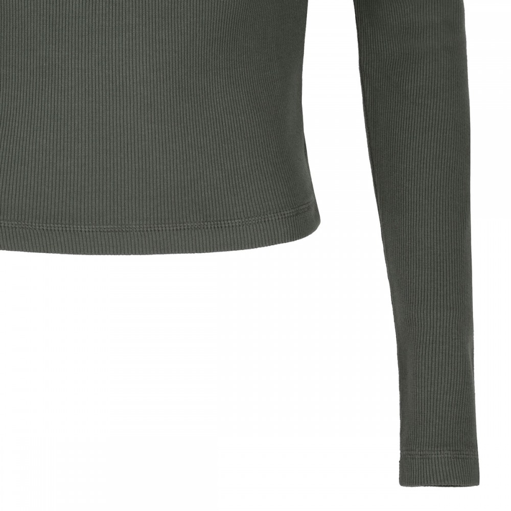 Rib cotton jersey top