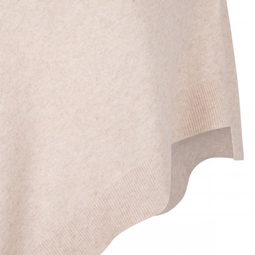 Auguste beige cashmere poncho 2