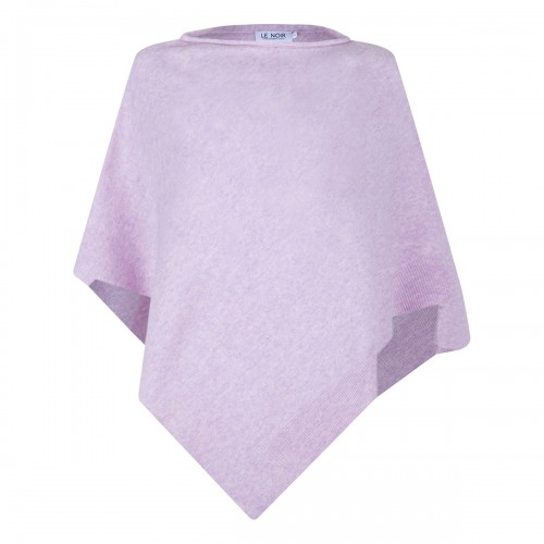 Auguste lilac cashmere poncho