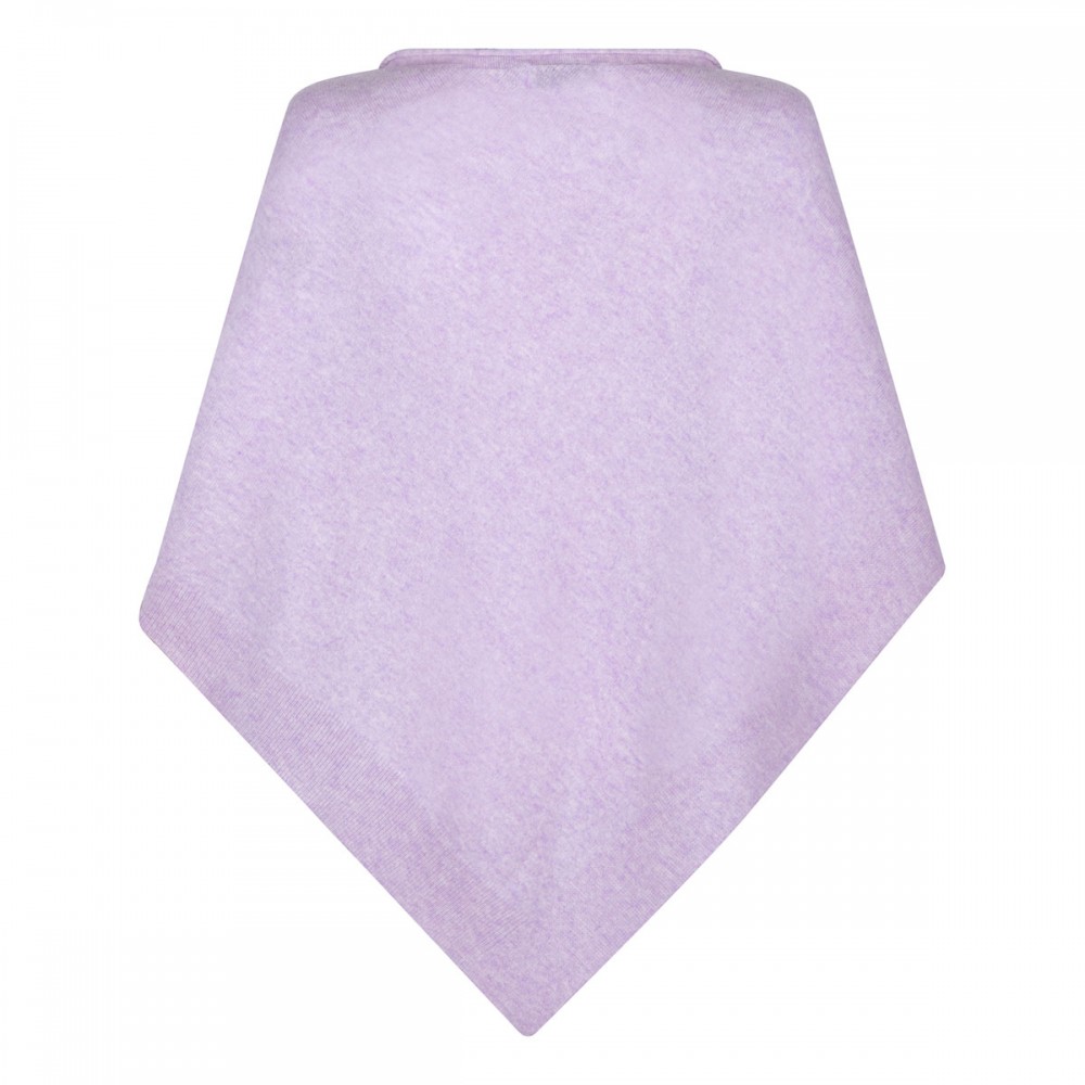 Auguste lilac cashmere poncho