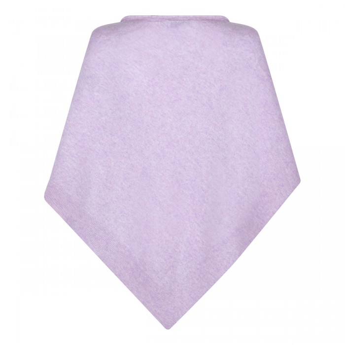 Auguste lilac cashmere poncho