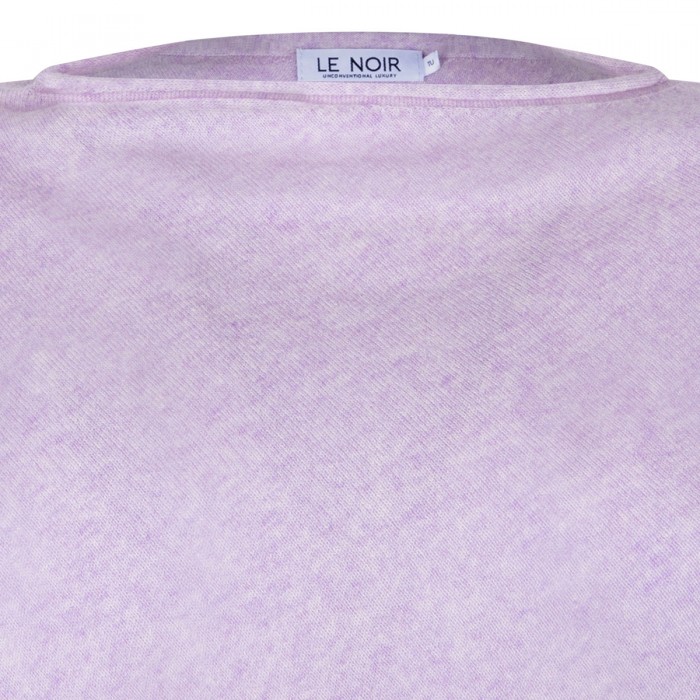 Auguste lilac cashmere poncho