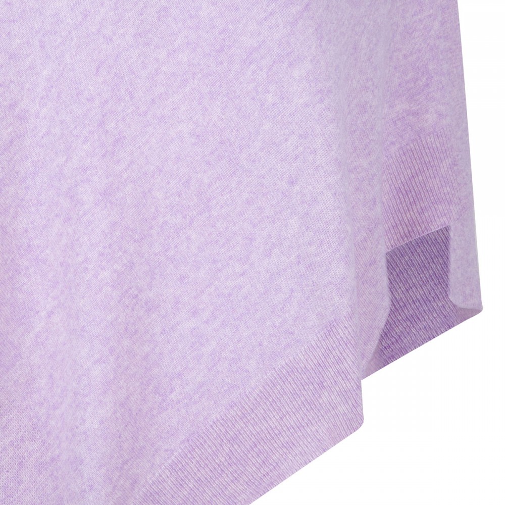 Auguste lilac cashmere poncho