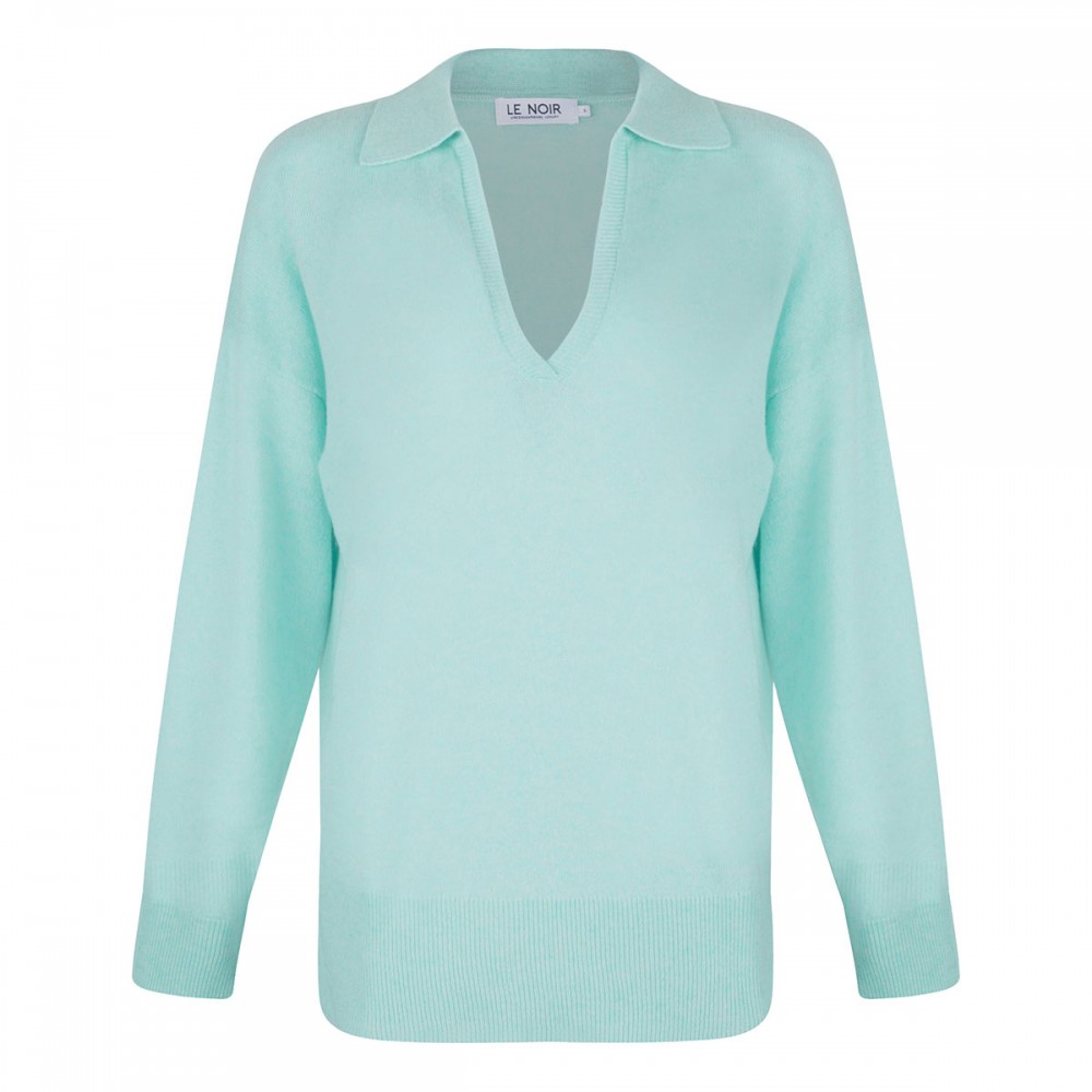 Romeo cashmere polo sweater