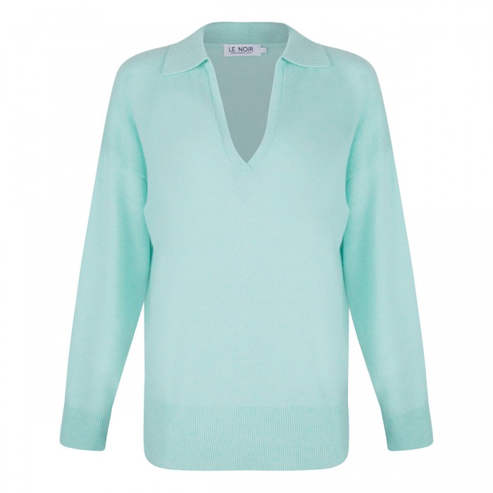 Romeo cashmere polo sweater