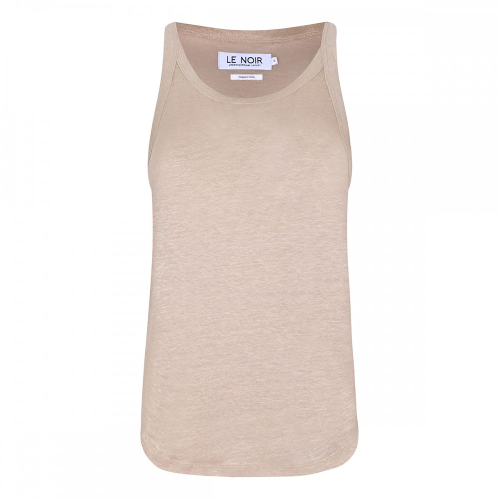 Mattea linen tank top
