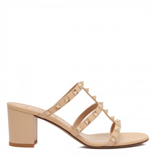 Rockstud slide sandals