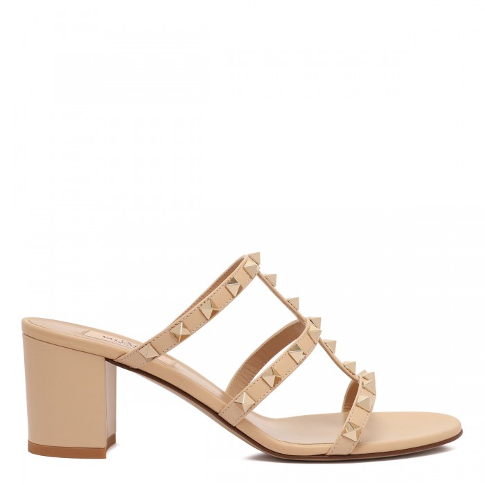 Rockstud slide sandals