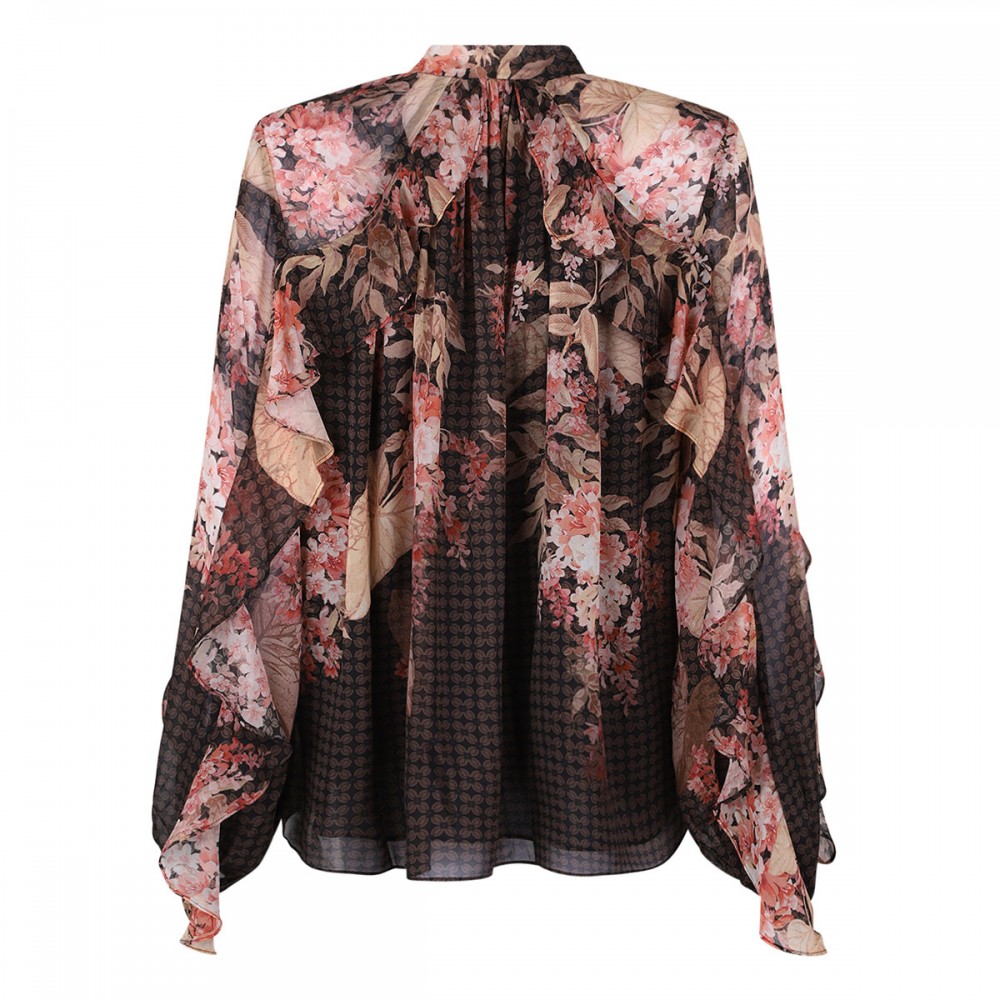 Illuminate Flutter blouse