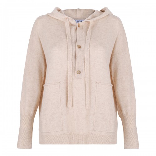 Ariana knit cashmere hoodie