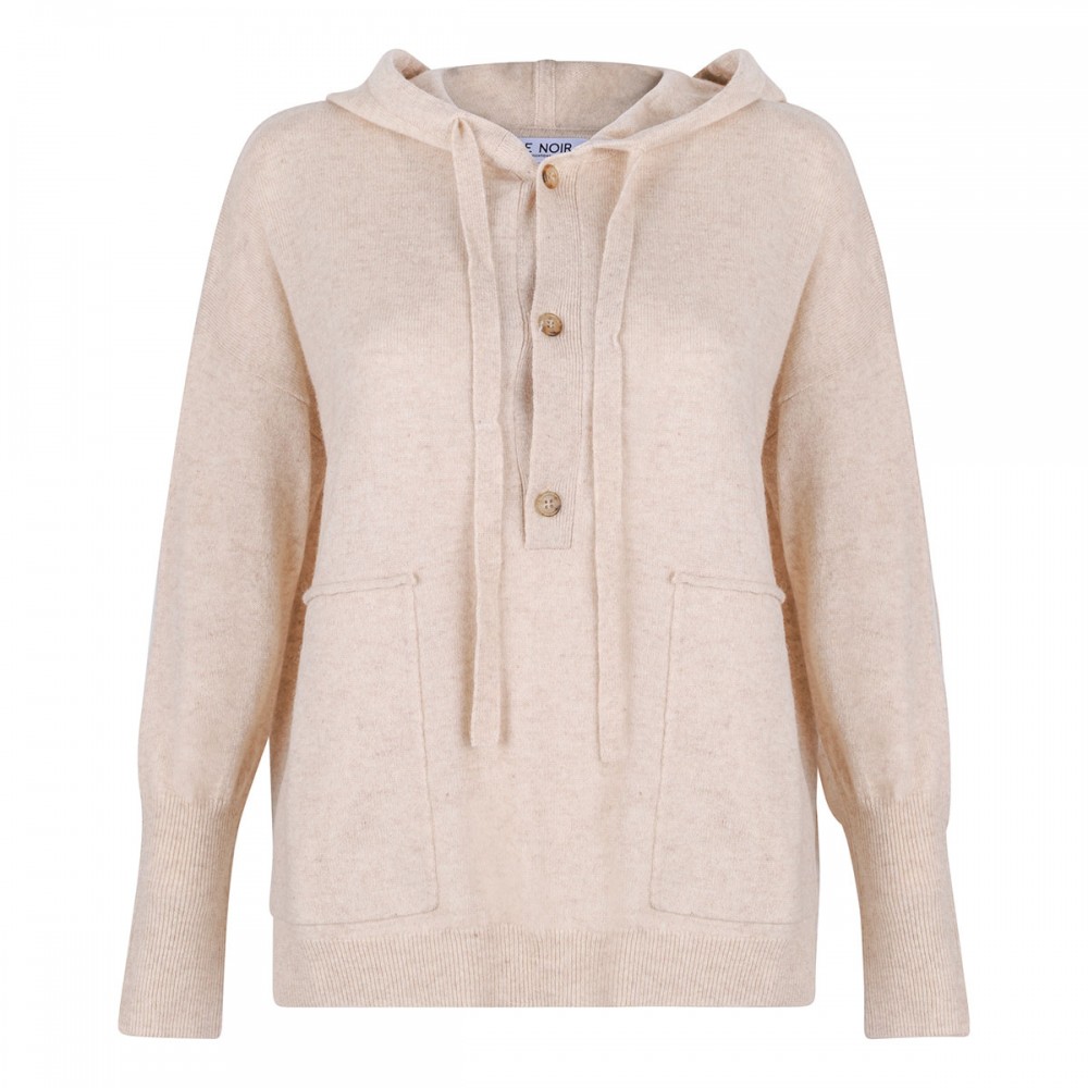 Ariana knit cashmere hoodie