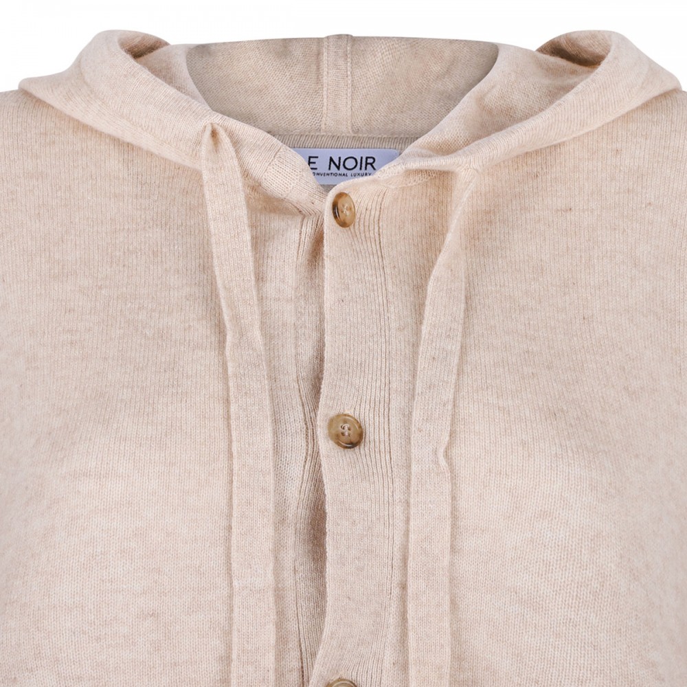 Ariana knit cashmere hoodie