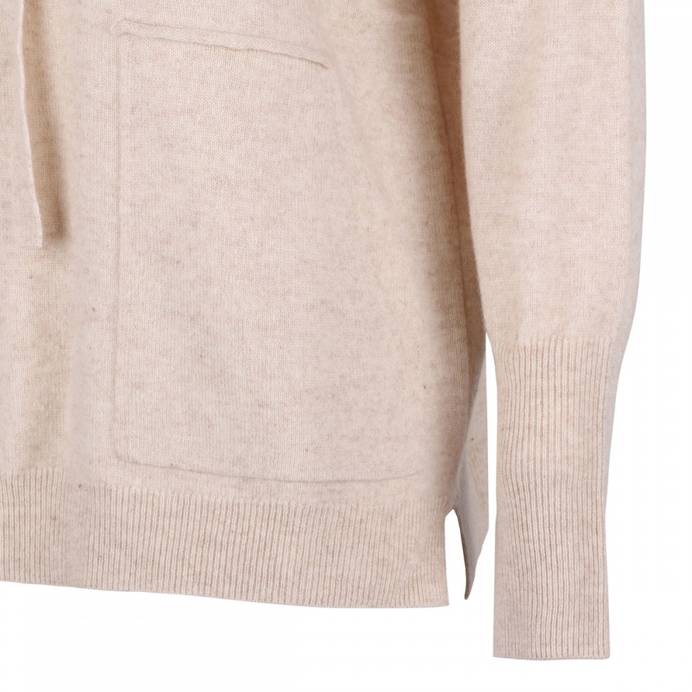 Ariana knit cashmere hoodie