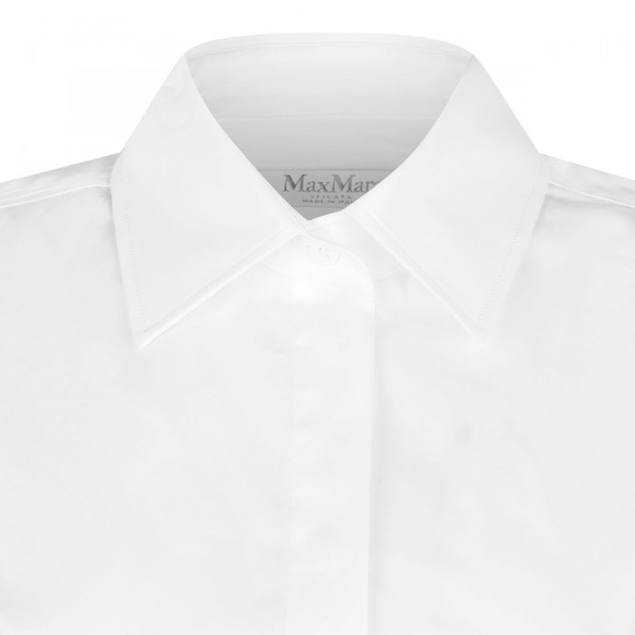 Stretch cotton body-shirt