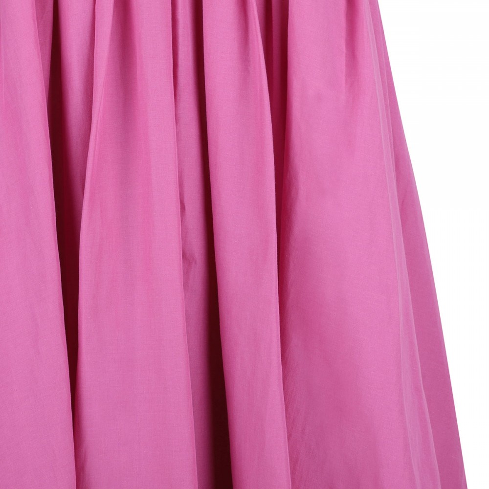 Piega cotton and ramie dress