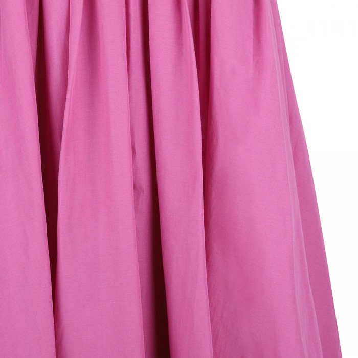 Piega cotton and ramie dress