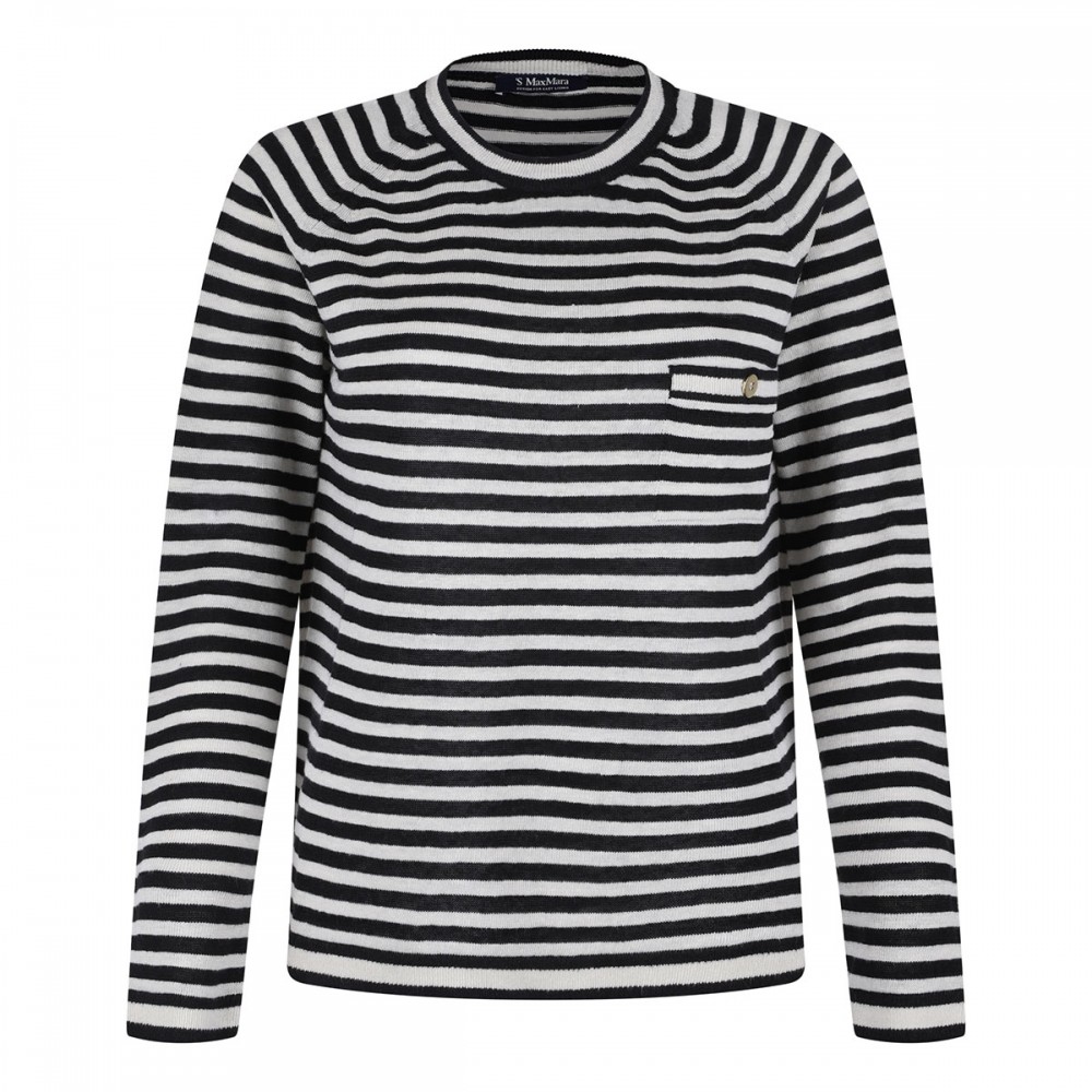 Canti striped linen sweater