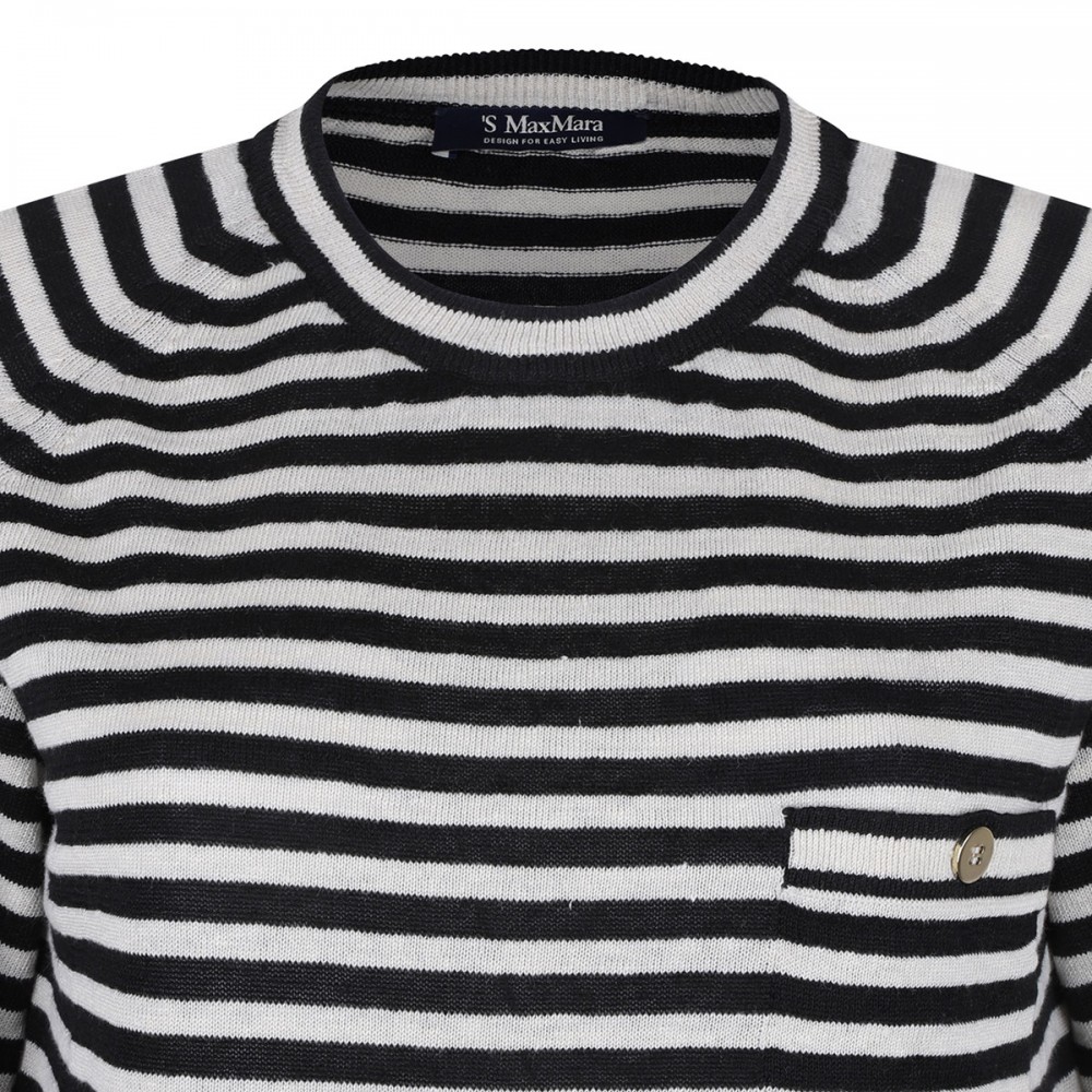 Canti striped linen sweater