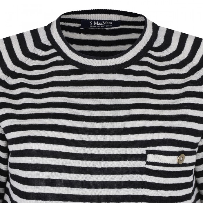Canti striped linen sweater