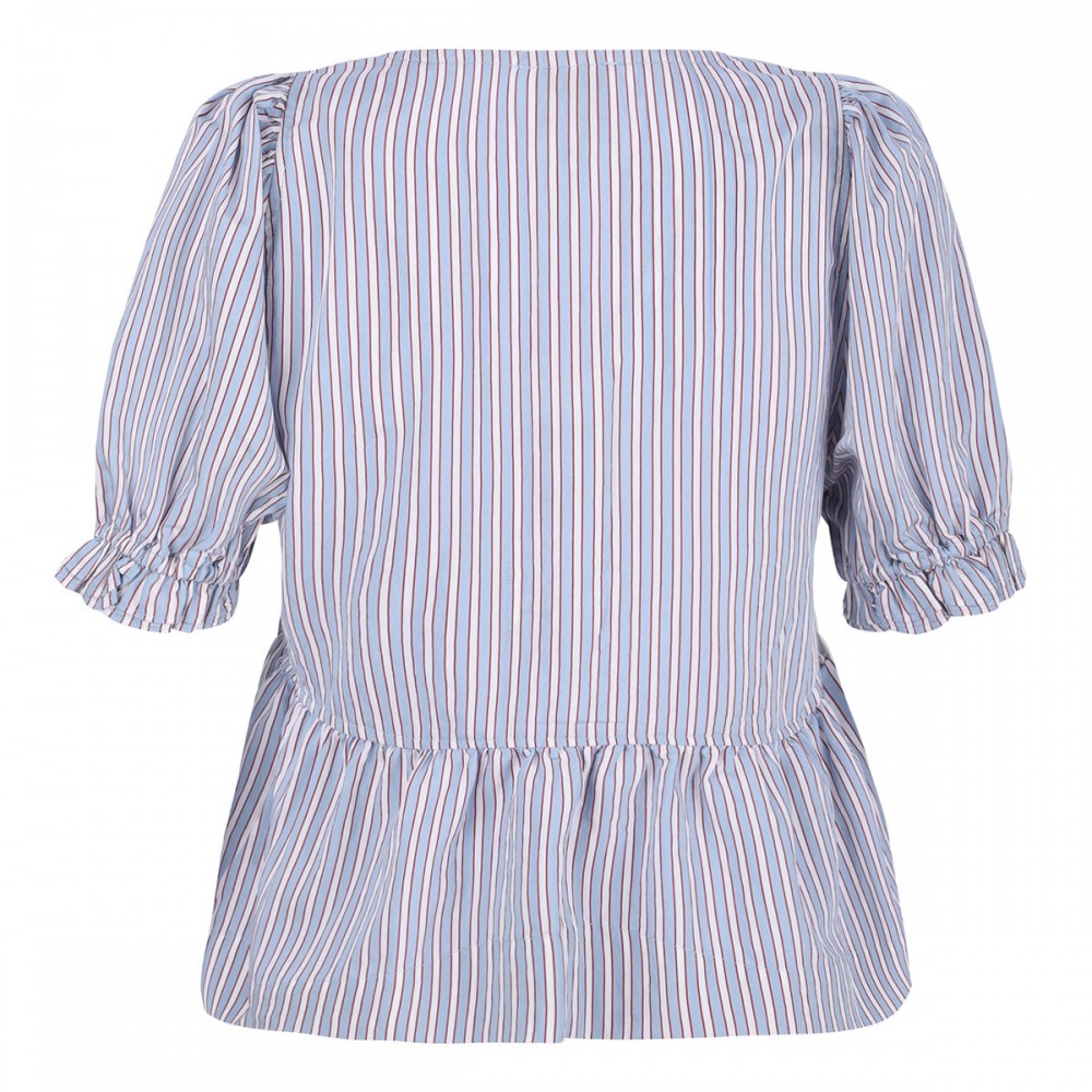 Candy striped blouse