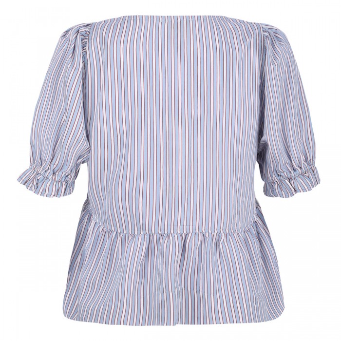 Candy striped blouse