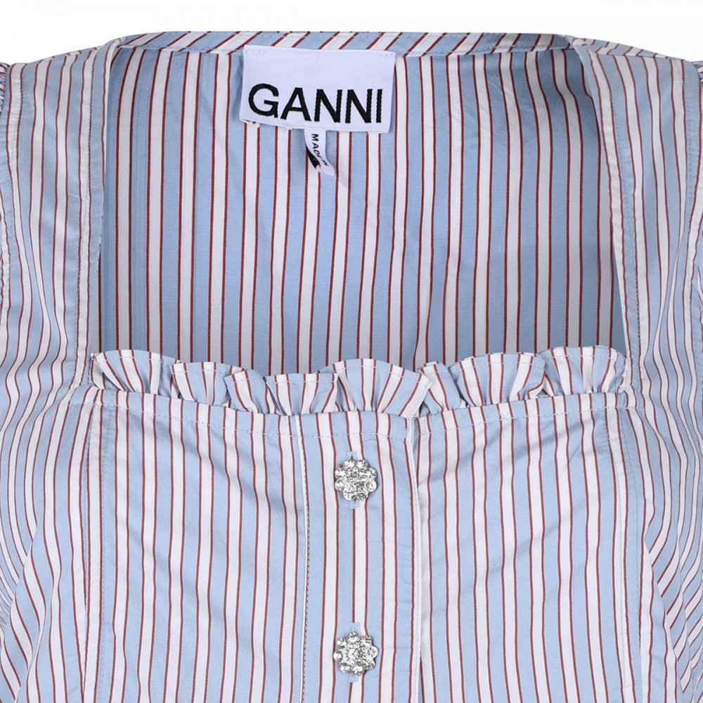 Candy striped blouse