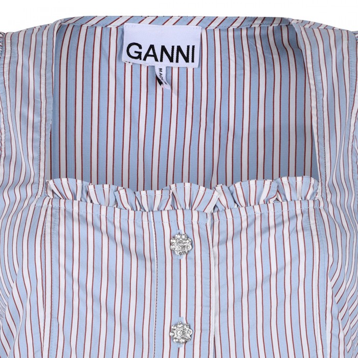 Candy striped blouse