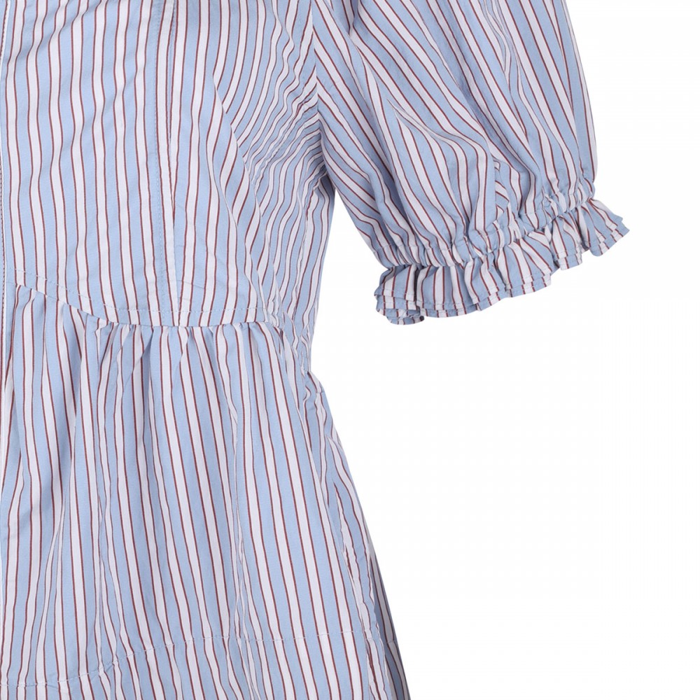 Candy striped blouse