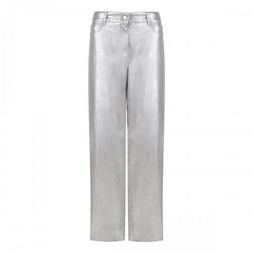 Malika silver linen pants