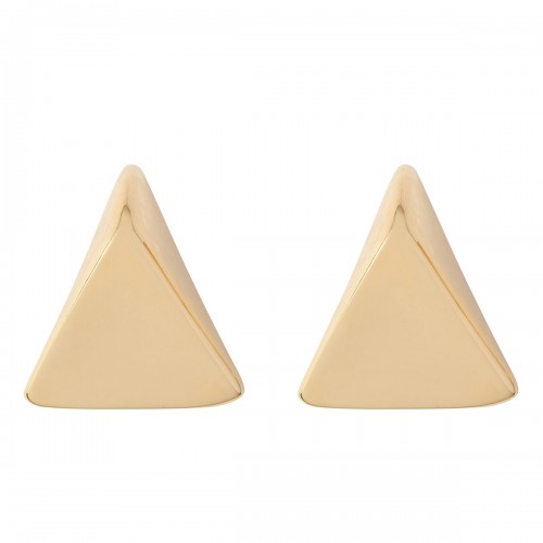 Virtual small gold earrings