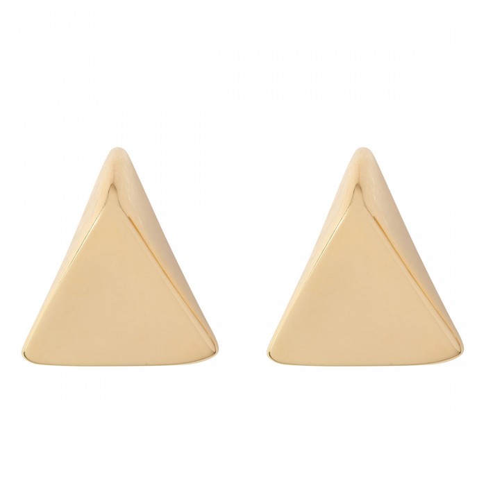 Virtual small gold earrings