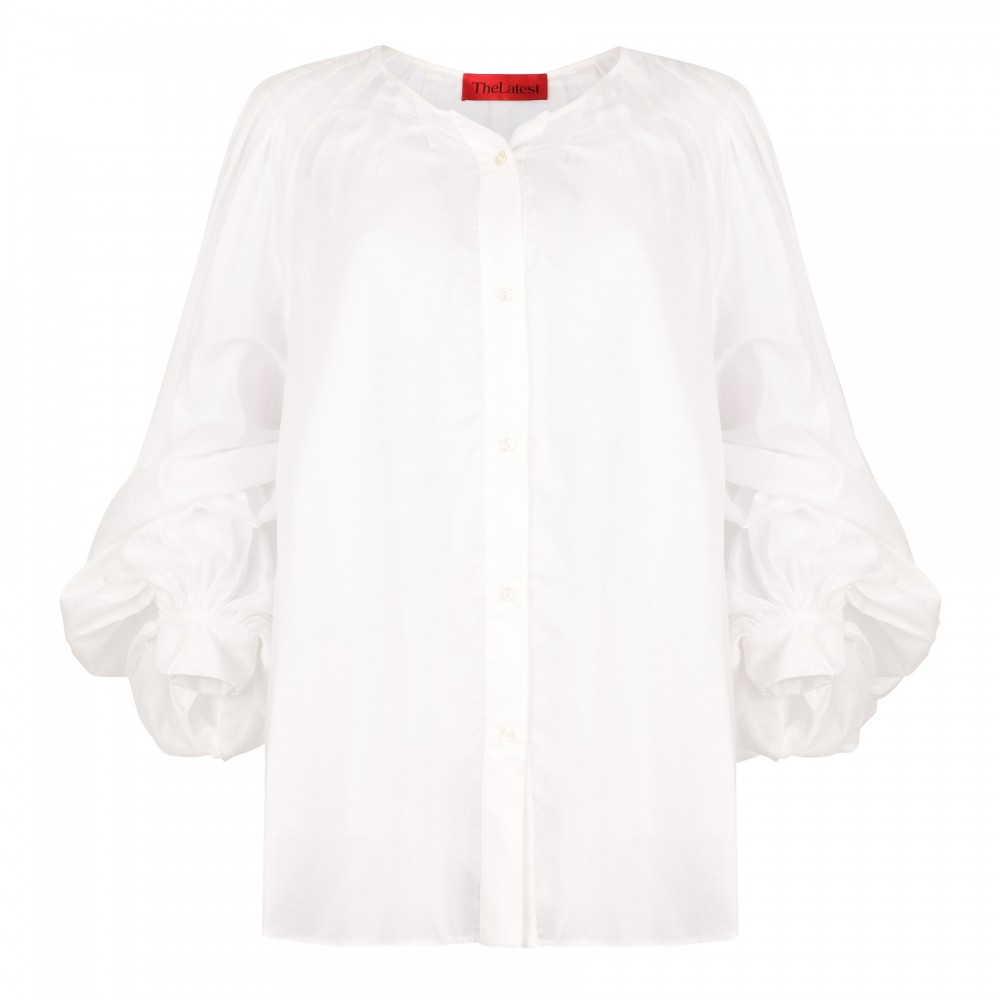 Biro lightweight cotton blend blouse