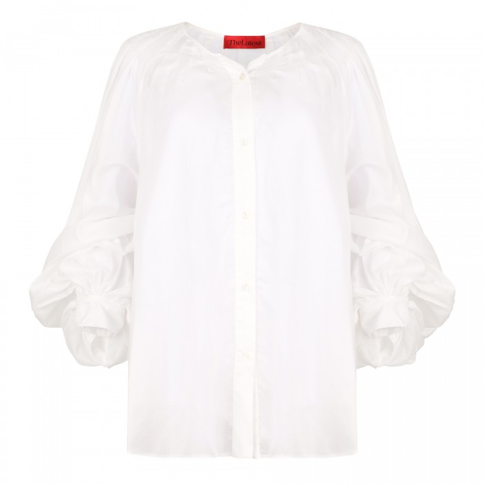 Biro lightweight cotton blend blouse