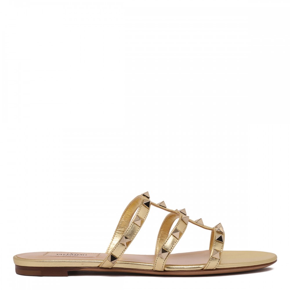 Rockstud slide sandals