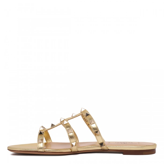 Rockstud slide sandals