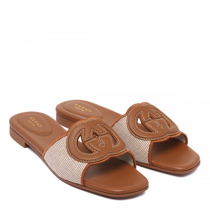 Interlocking G slide sandals