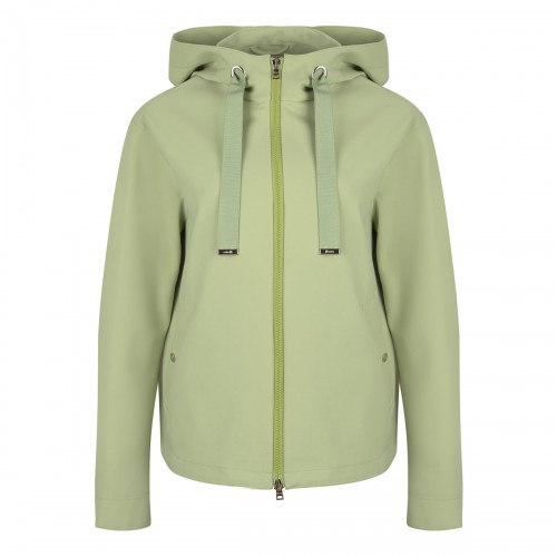 Taupe tech fabric jacket