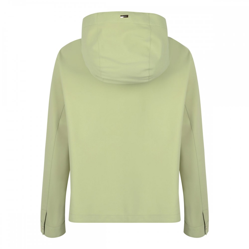 Taupe tech fabric jacket