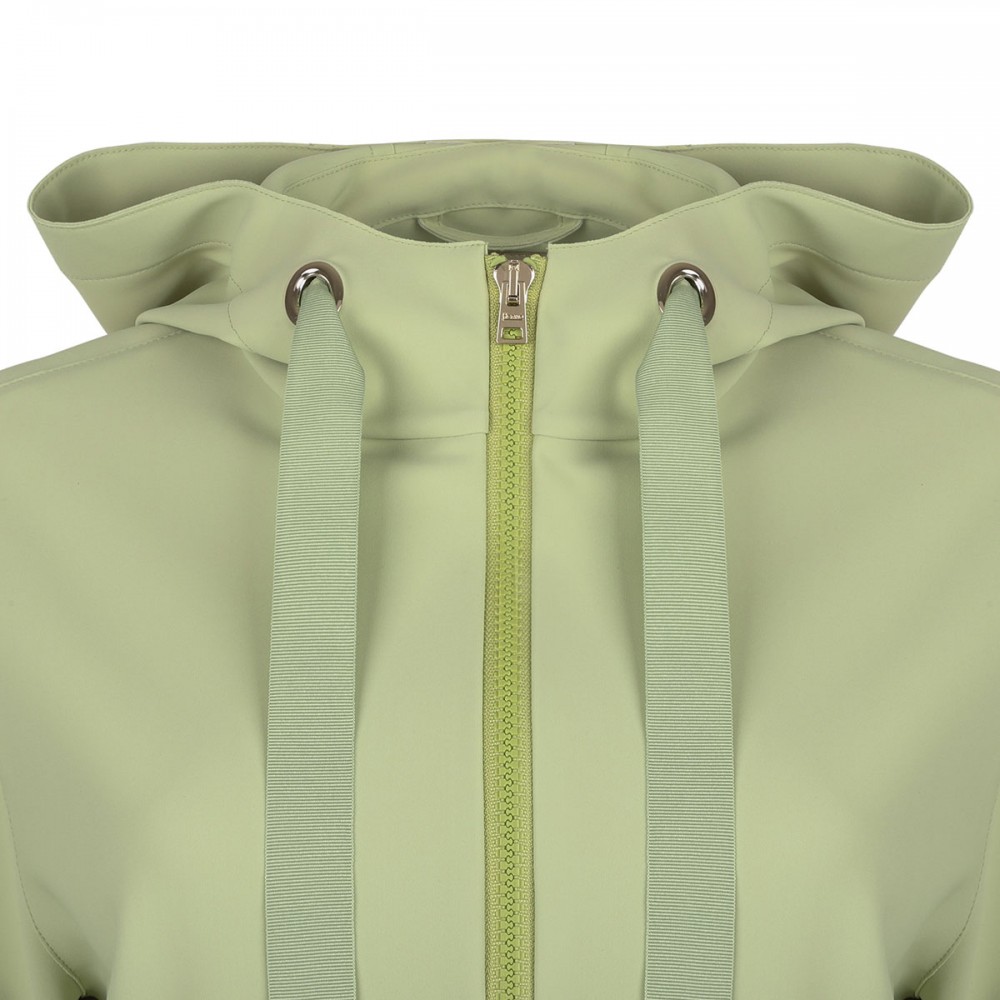 Taupe tech fabric jacket
