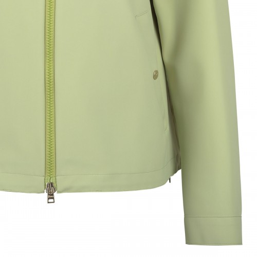 Taupe tech fabric jacket 2