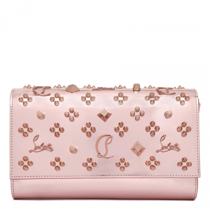 Paloma specchio leather clutch