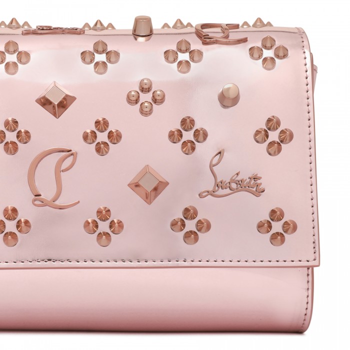 Paloma specchio leather clutch