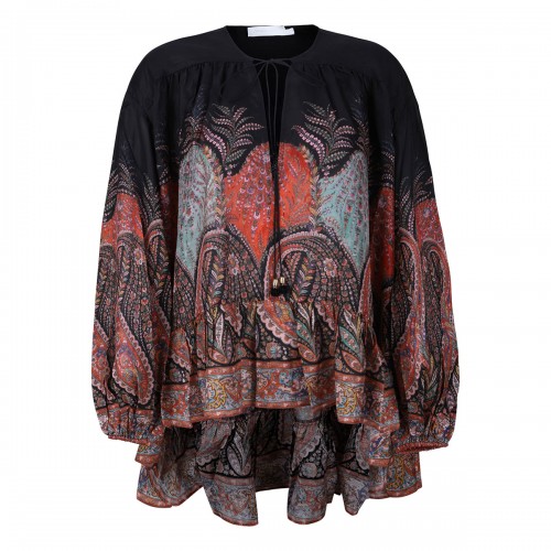 Rhiannon ruffle billow blouse