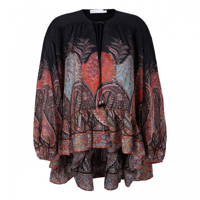 Rhiannon ruffle billow blouse