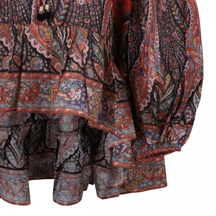 Rhiannon ruffle billow blouse