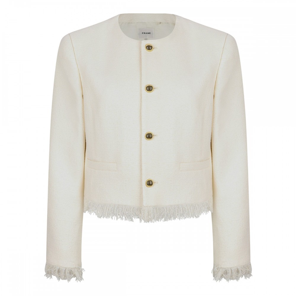 The Tweed fringe jacket