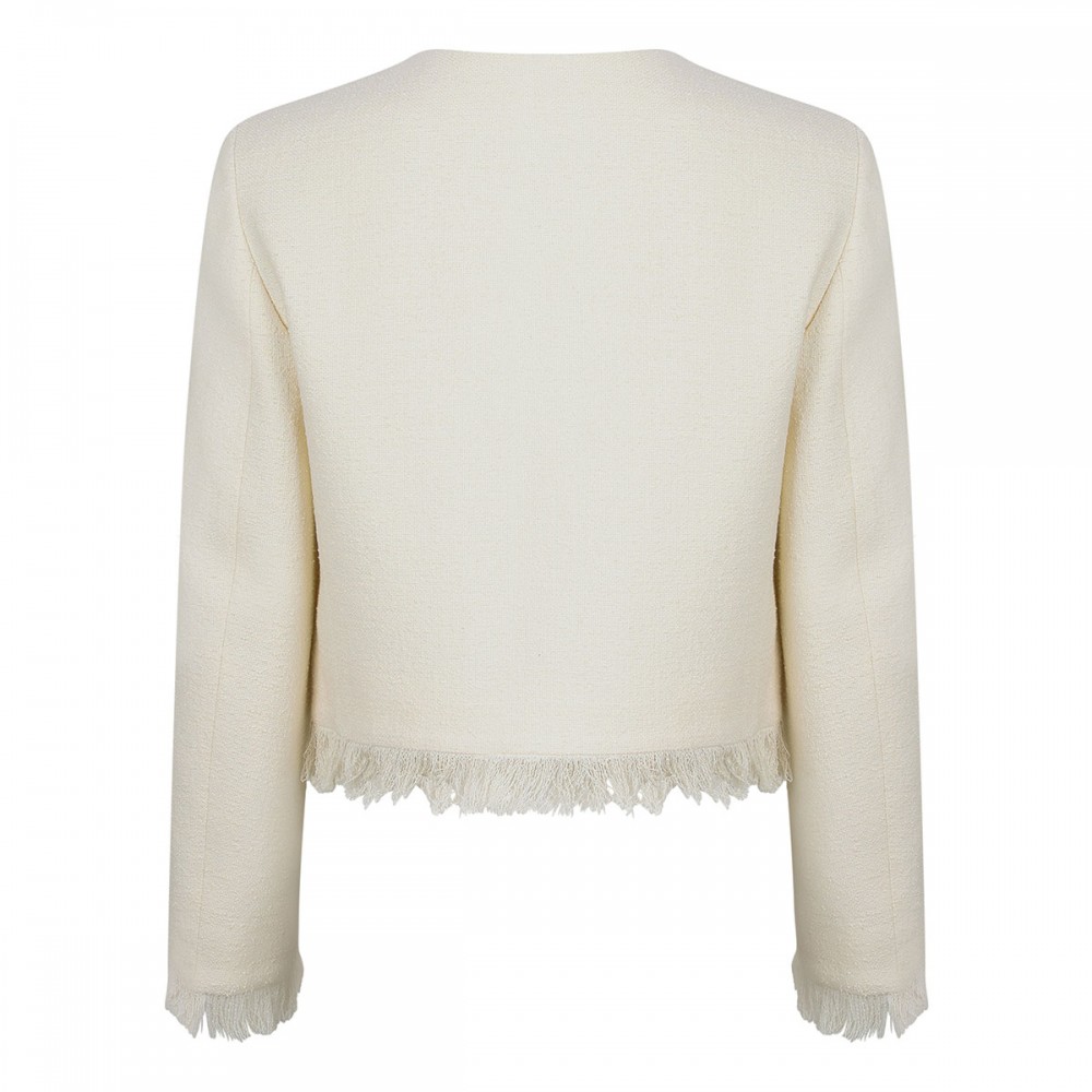 The Tweed fringe jacket