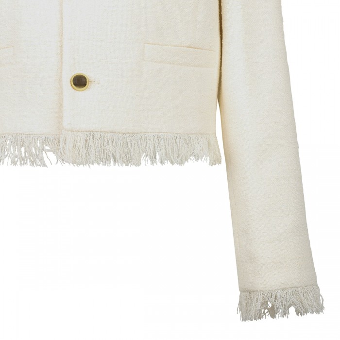 The Tweed fringe jacket
