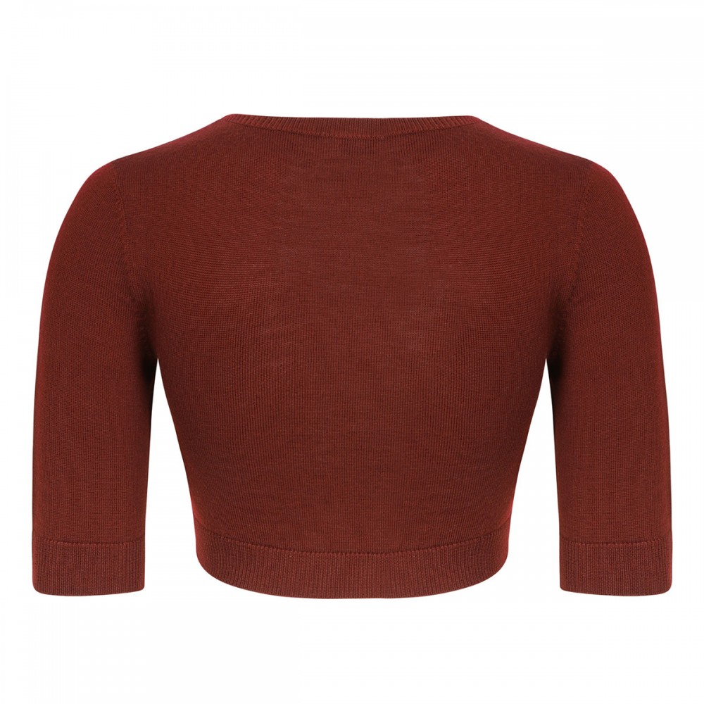 Cropped wool top